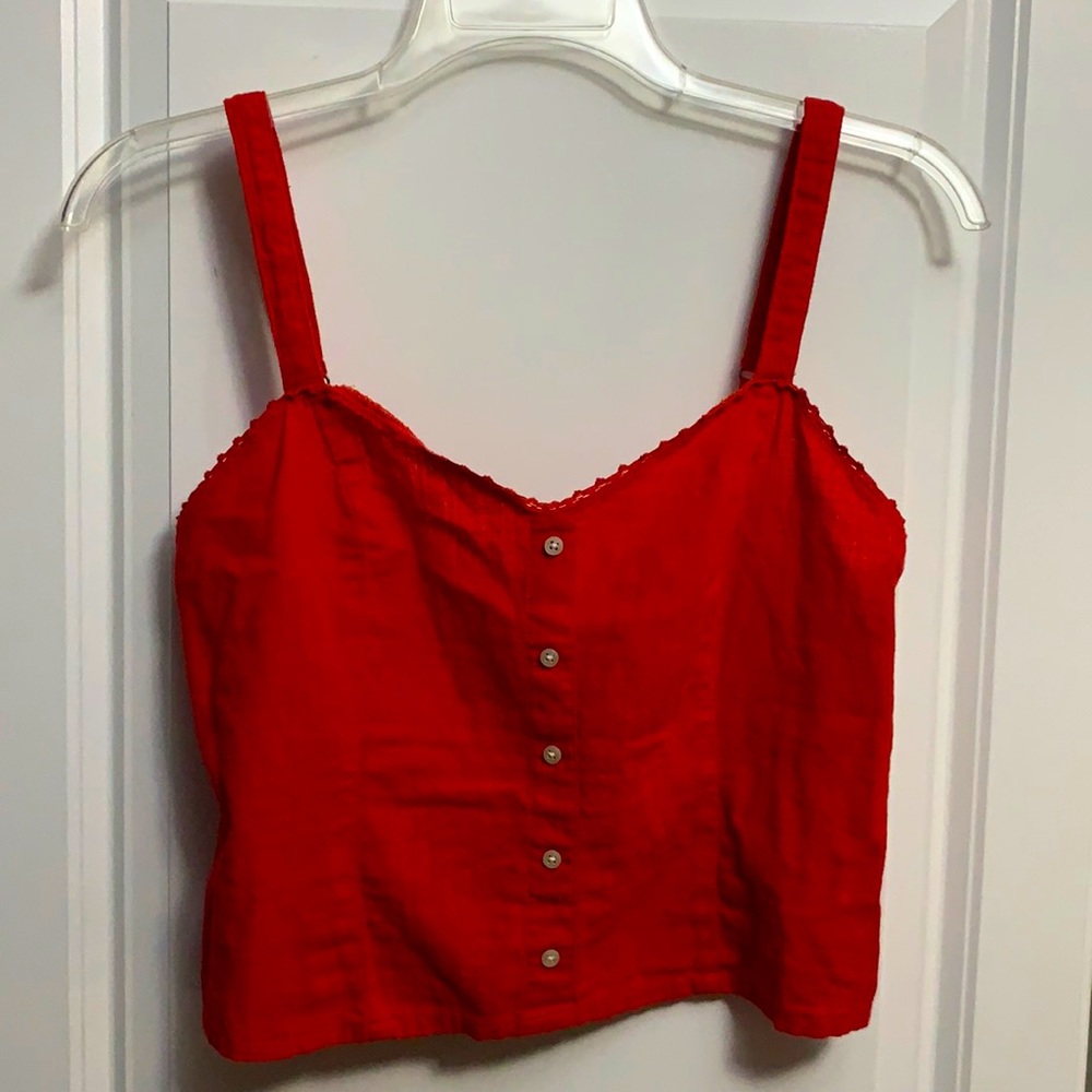Abercrombie Red halter top